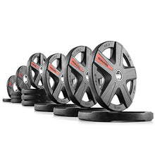 XMark Olympic Weight Set | 275 lb TEXAS STAR Rubber-Coated Bar & Weights