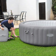 Bestway SaluSpa Grenada AirJet Inflatable Hot Tub 6-8 Person Grey