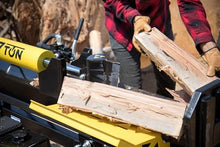 Champion Power Equipment 27-Ton Horizontal/Vertical Full Beam Gas Log Splitter with Auto Return
