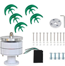 AISINILALAO 3000W Vertical Axis Wind Turbine 5 Blades 12V 24V48V Generator High Power with MPPT Controller for Wind Power and Solar Systems (Green),48v