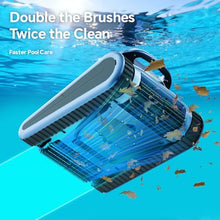 (2026 New) Robotic Pool Cleaner - Pool Vacuum 180W Brushless Motor, 45,000Pa Suction, Wall Climbing, AI-Powered Path Sonar Navigation, 3 Modes Robot for Inground & Above-Ground Pools Up to 2150 Sq. Ft