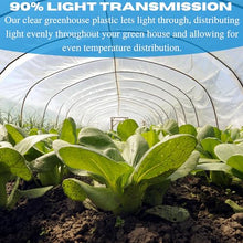 Vapor Barrier Supply - Clear Greenhouse Plastic Sheeting - 6 mil - 4 Year UV Resistant Polyethylene Greenhouse Film, Hoop House Green House Cover for Gardening, Farming (28' x 100'), 4YR61