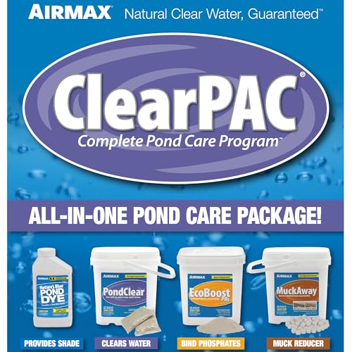 Airmax ClearPAC Plus Complete Pond Maintenance Kit Water Treatment 1/4 Acre