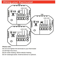 OBKSEB Smart Thermostat Temperature Controller Water/Electric Floor Heating Water/Gas Boiler Works