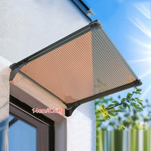 Metal Window Awning,Modern Front Door Canopy Outdoor Canopy,Uv Resistant Rain Snow Protection Outdoor Awning Sun Shade Shelter,Custom Size and Color,Easy Assemble (47"x102")