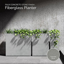 COSAPOTS Reglo Tall Planters Outdoor, Rectangular Indoor/Outdoor Box