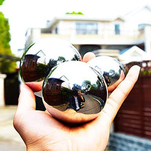 LXLIGHTS RT-OSXE Reflective Garden Gazing Balls, Reflection Beautiful View Christmas Decorations Ball, 1mm Thick Stainless Steel Garden Seamless Hollow Polished Ornaments Sphere, 20 Sizes