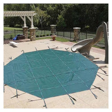 LZMZMQ Inground Pool Safety Cover with Installing Anchors, Round Mesh Pool Winter Protector Covers 30 25 21 18 15 12 10 8 6 Foot Custom, for Hotel Public Pools(1000cm/33ft)