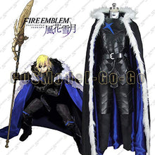 QILONG Fire Emblem: Three Houses Dimitri Cosplay Costume Male XXL Black
