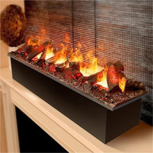 Decorative Fireplace Recessed Fireplace Flame Adjustment 3D Simulation Charcoal Water Vapor(XL)
