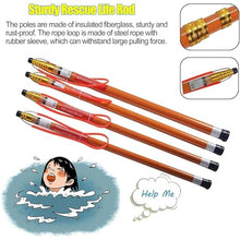 GHHDPXM Pool Safety Hooks, Swimming Saving Pole, Yachts Beach Lifeguard Rescue Stick, with Luminous & Reflective Strips, for Struggling Drowning Swimmers