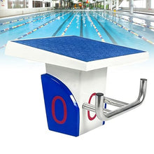 DUXMM Non‑Slip Diving Platform Load 330lbs, Swimming Pool Diving Board with Stainless Steel Base, Skid Resistants Rubber Surface & Handle, for Competition Training, Indoor Outdoor Pools