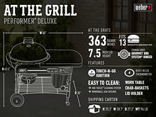 Weber Performer Deluxe Charcoal Grill 22-Inch Touch-N-Go Gas Ignition System Copper