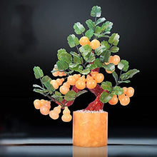Artificial Bonsai Jade Carving Jade Gourd Bonsai Desk Display Fengshui Town House Lucky Ornaments for Home Office Bonsai Ornaments House Plant (Size : Small)