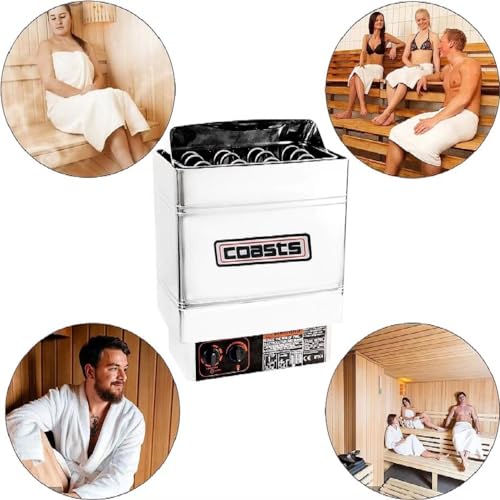AYCHLG 9KW Stainless Steel Sauna Heater Stove with Internal Controller