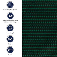 Blue Wave Rectangular In Ground Pool Safety Cover with Center Step Green