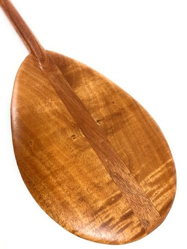 Tikimaster Premium Curly Koa Paddle 48 Inch Steersman Made in Hawaii
