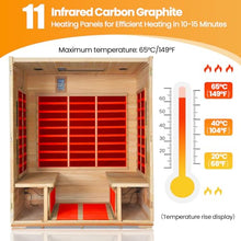 Sauna Outdoor 4 Person Far Infrared Saunas Dry Sauna Room Red Cedar Wood