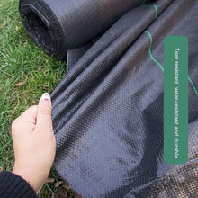 LBAawxe Weed Control Film Geotextile PP Woven Garden Ground Cover Weed Barrier Landscape Fabric Weed Block Fabric(1.2x140m/4x459ft)