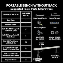 COATEDOUTDOORFURNITURE Bench, Textured Black, Expanded, 6Ft, No Back