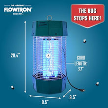 Flowtron Bug Zapper, 2 Acres Outdoor, 120W UV, 5600V, Octenol, Made in USA