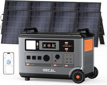 PowerMax 3600 SE Portable Power Station with 4x400W Solar Panel, 3600W Output, 3600Wh LiFePO4, 1Hr Fast Charge, EPS, APP, Solar Generator for Power Outage, Emergencies