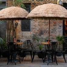 GYYDXXFC Portable Tropical Straw Shade, Thatched Beach Umbrella, Wind Resistant, Durable, Lightweight, For Garden, Yard, Poolside(Bucket,3.2m/10.4ft)