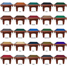 Playcraft St Lawrence 8' Chestnut Slate Pool Table