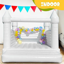 OZIS White PVC Inflatable Bounce House Castle 13x12x10FT with Blower