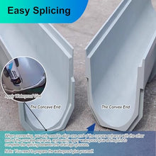 YXEDPBF 2439in Linear Drain ChannelStainless Steel Cover Removable Trench Drain System for Efficient Water Management (100x16x20cm) Ideal for Showers & Outdoor Use