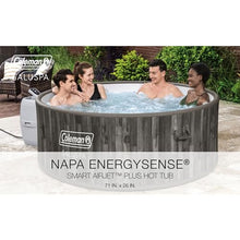 Bestway Coleman Napa AirJet Inflatable Hot Tub with EnergySense Cover