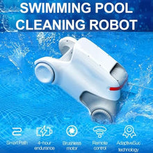 GHRERTX Automatic Pool Vacuum Cleaner,Cordless Remote Control Pool Robot Underwater Vacuum Cleaners,Swimming Pool Suction Machine,Lasts 4H and 150㎡,15° Climbing Slope,for Pools