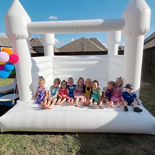 iLink-outer 13FT Large White Bounce House with Air Blower