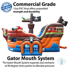 TentandTable Inflatable Pirate Ship Bounce House with Slide - Commercial Grade, Includes Blower
