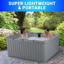 Aqualife by Strong Spas 3-4 Person Hot Tub with Hydrotherapy Jets and LED Lighting Gray Granite