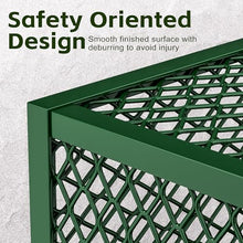 HESMAX Backflow Preventer Security Cage, 34.37" L×13.39" W×24.02" H, Weather Resistant Steel Security Cover for Irrigation Systems, Outdoor Anti-Theft Backflow Protector with Dry/Wet Anchors & Locks