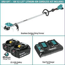 Makita XRU15PT 36V (18V X2) LXT® Brushless String Trimmer Kit (5.0Ah)