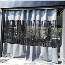 LWJQRSP Waterproof Transparent Gazebo Side Panels 3.5x2.2m Outdoor Curtains for Pergola, Patio, Carport, Canopy - Weather-Resistant Tarpaulin Cover