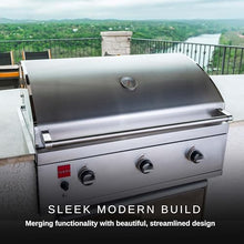 Fuego F36S-B-NG F36S-B 304SS Built-in Gas Grill, Stainless Steel