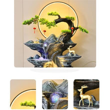 GLigeT Outdoor Water Fountain Chinese Water Fountain Landscape, Home Living Room Courtyard Water Circulation Floor Decoration, Office Water Landscaping Outdoor Fountain (Size : L)