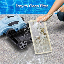 EliteBloom Robotic Pool Cleaners,mxso-Parking, Rechargeable Cordless Pool Vacuum Lasts 110 Mins,w/Strong Suction & Easy Access Filter Canister for Above Ground Pools