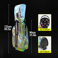 ACXZ Ladies Lightweight Golf Stand Bag 14 Way Organizer Waterproof Adjustable Strap