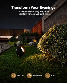 Sunco 36 Pack LED Low Voltage Landscape Lighting Spotlight Spheres