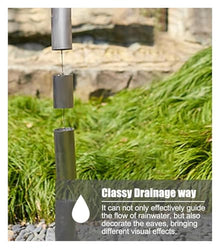 XHsghSEG rain Chain, Stainless Steel Downspout Alternative Outdoor Decoration Multiple Sizes(2 m (6.5ft))