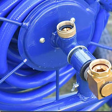 Hose Pipe Holder Garden Hose Reel Cart with Wheels for Outdoor, Yard Water Planting Truck , 490 Feet of 1/2 Inch Large Capacity Hose Reel Cart, Heavy Duty Patio Lawn Garden Watering Equipment Cart Hos