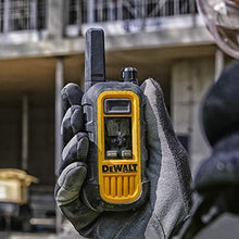 DEWALT DXFRS300 Heavy Duty Walkie Talkies Waterproof Rechargeable Yellow 48 Pack