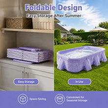 Foldable Above Ground Swimming Pool, Portable Backyard Pool