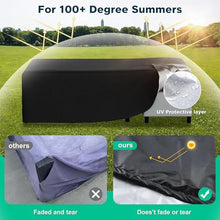 Patio Furniture Covers Waterproof Table Covers 220x140x75cm Winter Storage Covers for Patio Furniture Durable Heavy Duty 600D, Rectangular Outdoor Sectional Cover