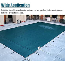 Heavy Duty Round Pool Cover Winter,In-Ground Swimming Pool Safety Cover,Green Mesh,5ft/6ft/7ft/8ft/10ft/12ft/14ft/15ft/18ft/24ft Large,Custom Size (Size : 18ft/5.5m)