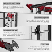 Fitness Dreamer Home Gym Smith Machine Red